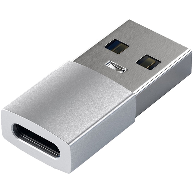 Satechi USB-C til USB-A-adapter (sølv)