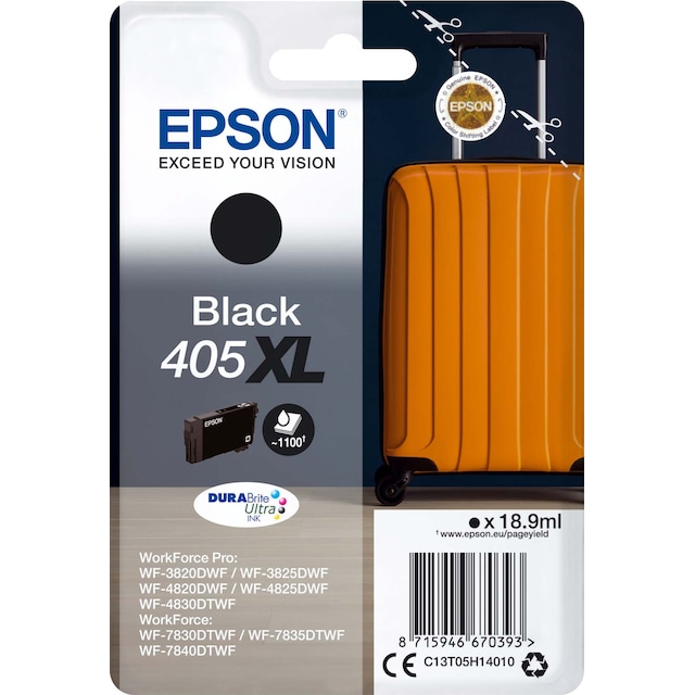 EPSON 405XL blækpatron (sort)