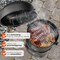 3-i-1 BBQ grill inkl. termometer - sort