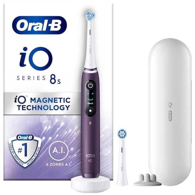 Oral-B iO 8s elektrisk tandbørste 387064 (violet)