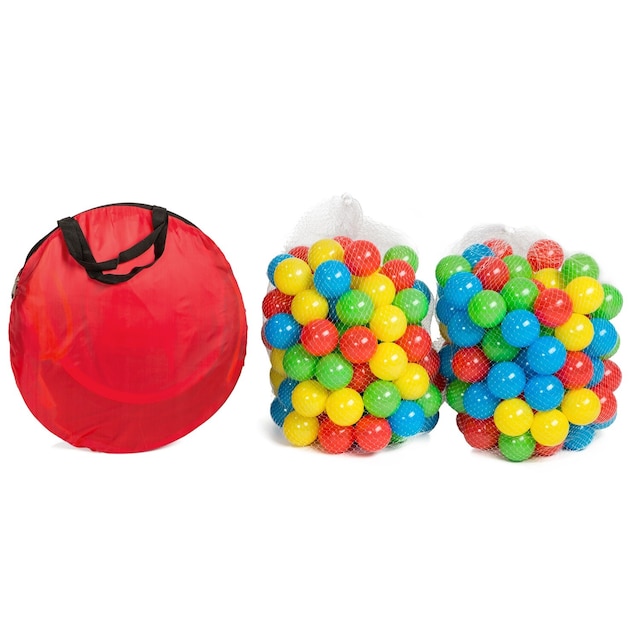 Legetelt med 200 bolde - flere farver