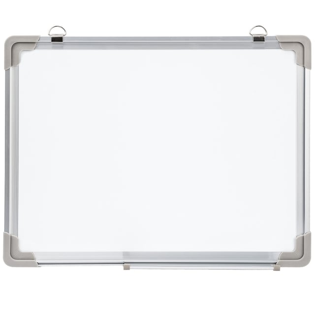 Whiteboard magnettavle + 12 magneter - 60 x 45 x 2 cm