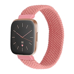 Urrem Nylon Lyserød M Fitbit Versa/Versa 2