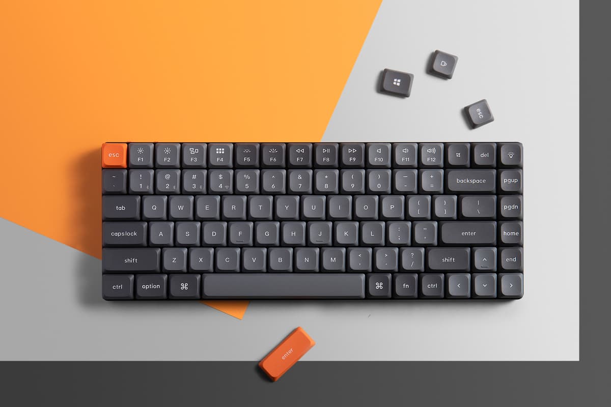 Keychron K3 MAX trådløs tastatur (Gateron Low-profile Brown-switches)