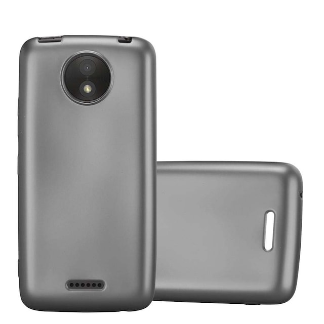 Motorola MOTO C PLUS Cover Etui Case (Grå)