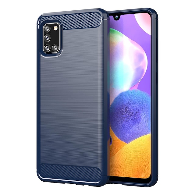 Samsung Galaxy A31 Cover TPU Etui (Blå)