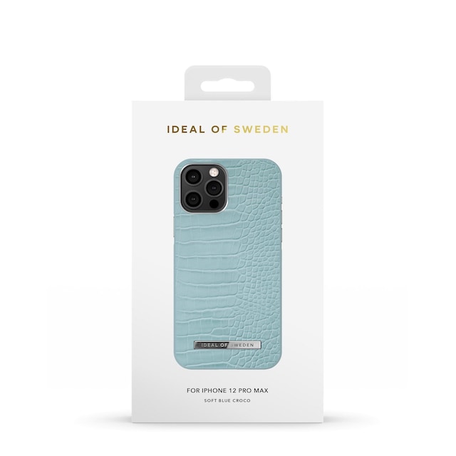 Atelier Case iPhone 12 PRO MAX Soft Blue Croco