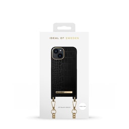 Necklace Case iPhone 13 Mini Jet Black Croco