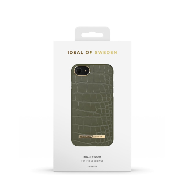 Atelier Case iPhone 8/7/6/6S/SE Khaki Croco