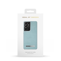 Atelier Case Galaxy S21 Ultra Soft Blue Croco