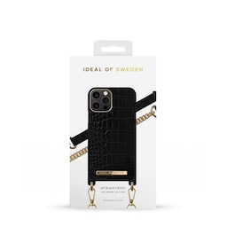 Necklace Case iPhone 12/12PJet Black Croco