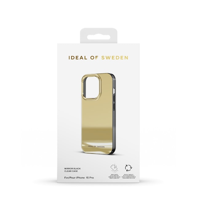 Mirror Case iPhone 15PR Mirror Gold