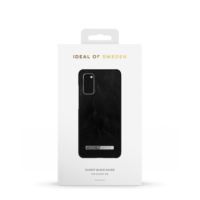 Atelier Case Galaxy S20 Glossy Black Silver