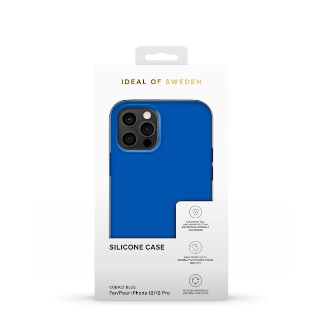 Silicone Case iPhone 12/12P Cobalt Blue