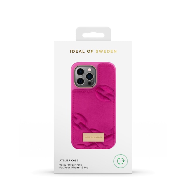 Atelier Case iPhone 13P Velour Hyper Pink