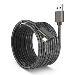 USB A til Type-C Link-kabel Mørkegrå 5 m Oculus Quest 1/2