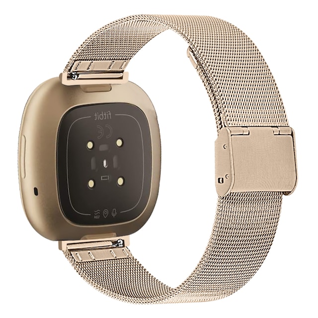 Fitbit Versa 3 / Sense armbånd Rustfrit stål Guld
