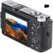 Digitalkamera med 48 MP, HD 1080p, 16x zoom, flip screen, 32 GB kort sort