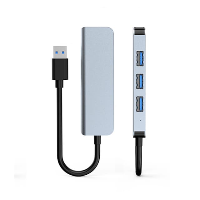 USB-hub med 1 USB3.0-port og 3 USB2.0-porte