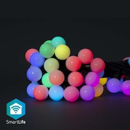 Nedis SmartLife Dekorative Lys | Party Lights | Wi-Fi | RGB | 48 LED s | 10.8 m | Android™ / IOS | Pærediameter: 30 mm