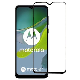SKALO Motorola Moto E13 4G FULL-FIT Hærdet Glas Skærmbeskyttelse