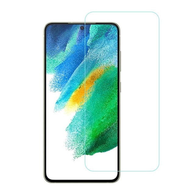 2-PAK SKALO Samsung S21 FE Hærdet Glas Skærmbeskyttelse