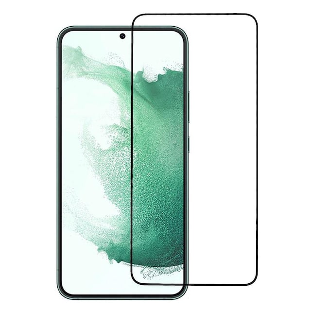 2-PAK SKALO Samsung S23 Plus FULL-FIT Hærdet Glas Skærmbeskyttelse