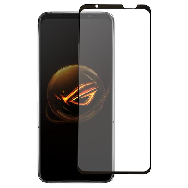 SKALO Asus ROG Phone 7 5G/7 Ultimate FULL-FIT Hærdet Glas Skærmbeskyttelse