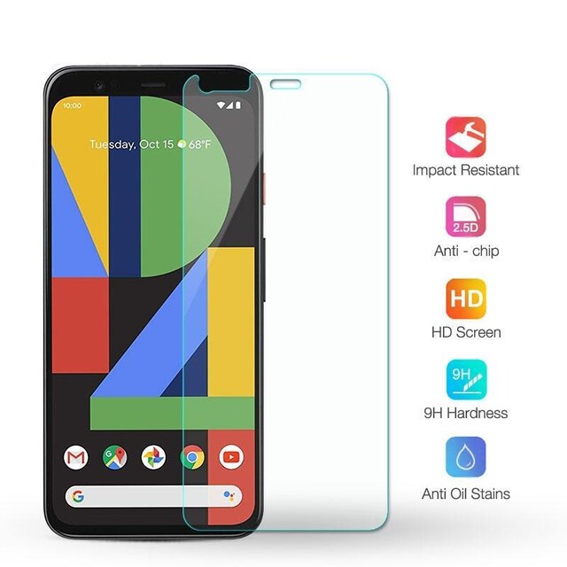 SKALO Google Pixel 4 Hærdet Glas Skærmbeskyttelse