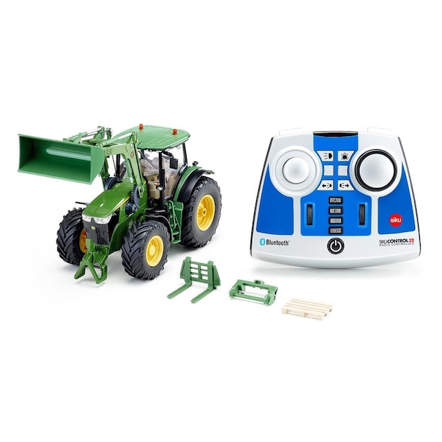 SIKU John Deere 7310R med godslæsser og Radio -1: