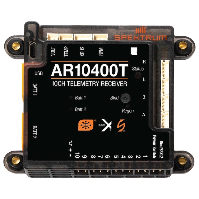 Spektrum AR10400T 10-kanals PowerSafe-modtager