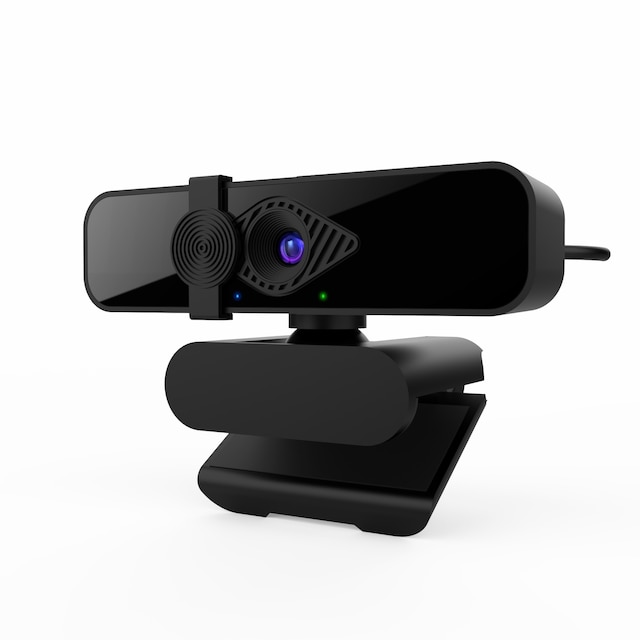 NÖRDIC 2K Webcam 2560x1440p 30fps 3,7MP med indbygget mikrofon og privatlivsbeskyttelse