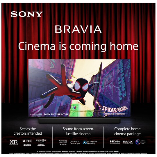 Sony 65” Bravia 7 4K MiniLED smart TV (2024)