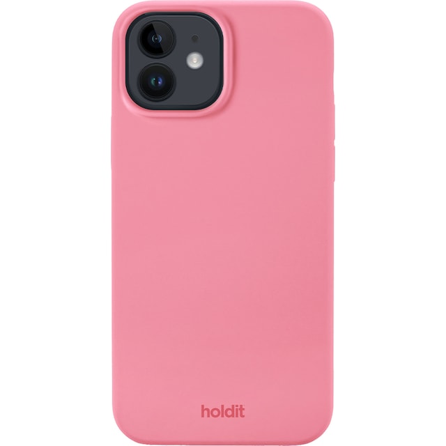 Holdit Silicone iPhone 12/12 Pro etui (lyserød)