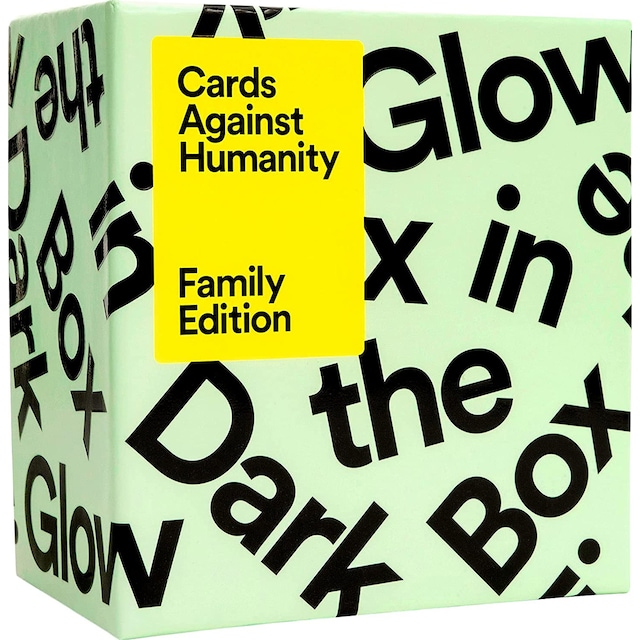 Play Cards Against Humanity brætspil (glow boks)