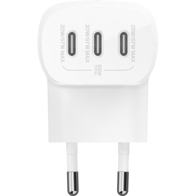 Belkin BoostCharge 3-port USB-C-oplader