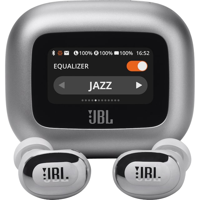 JBL Live Buds 3 true wireless in-ear høretelefoner (sølv)