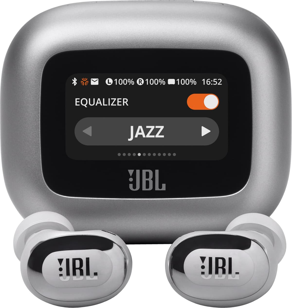 JBL Live Buds 3 true wireless in-ear høretelefoner (sølv)