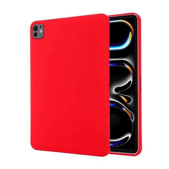 Liquid silikone cover iPad Pro 13 (2024) - China Red