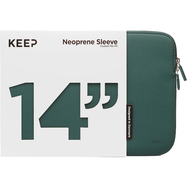 KEEP 14   neopren sleeve til bærbar computer (Power Green)