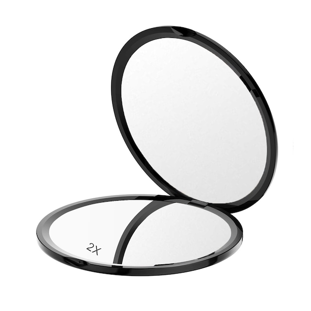 UNIQ Mini Kompakt Dobbeltsidet Spejl med 2X forstørrelse