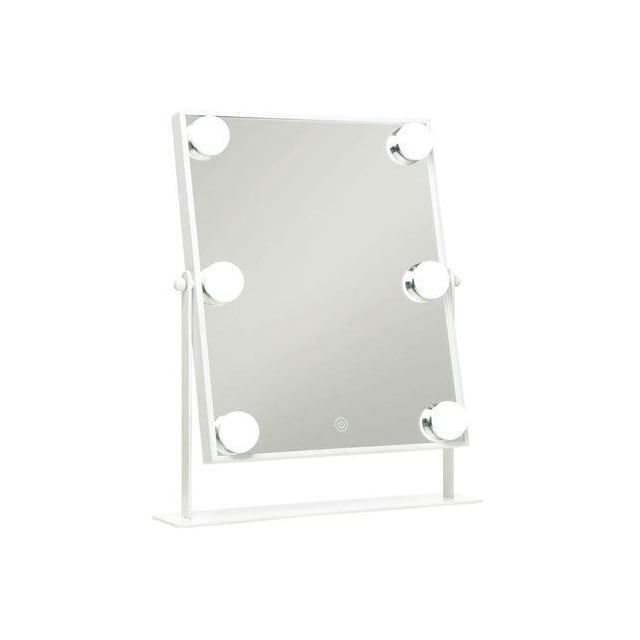 UNIQ Hollywood Makeup Spejl med lys og touch funktion - Hvid