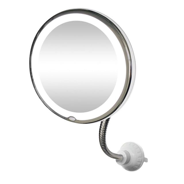 UNIQ Fleksibelt LED Spejl med 10X forstørrelse