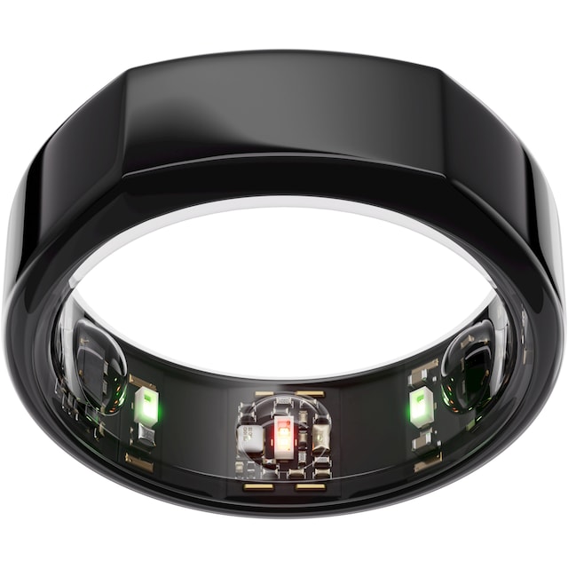 Oura-ring Gen3 Heritage smart-ring størrelse 6 (sort)