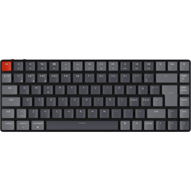 Keychron K3 RGB trådløst tastatur (lavprofil brune switches)