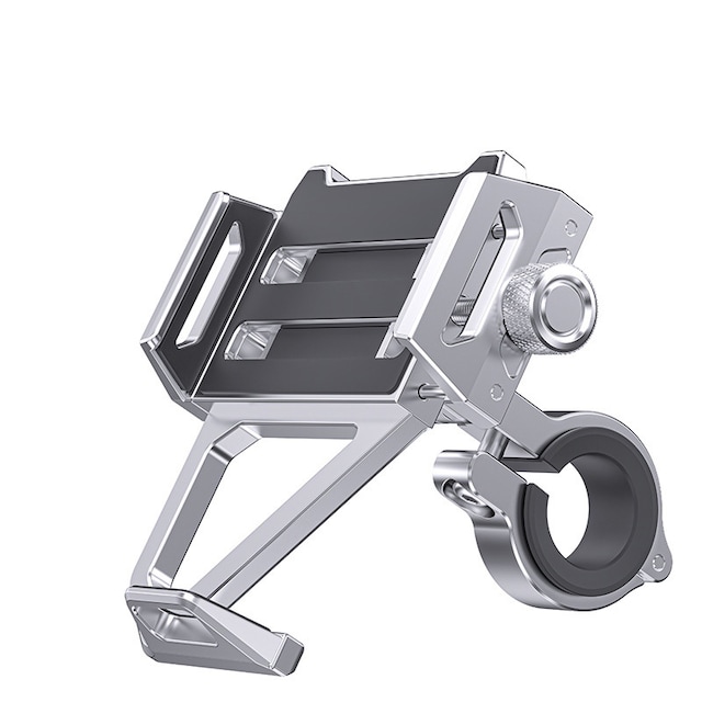 Mobiltelefonholder til cykel 360 graders rotation Sølv