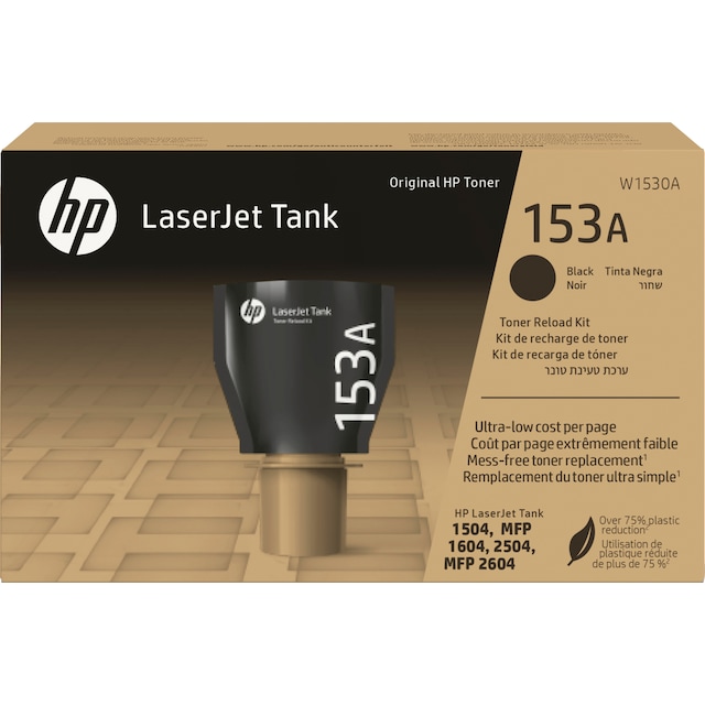 HP LaserJet Tank 153A toner (sort)