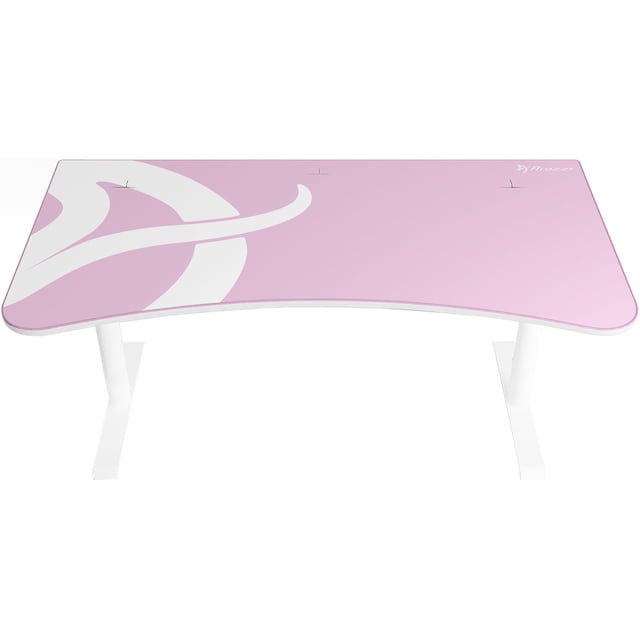 Arozzi Arena gaming skrivebord (white pink)