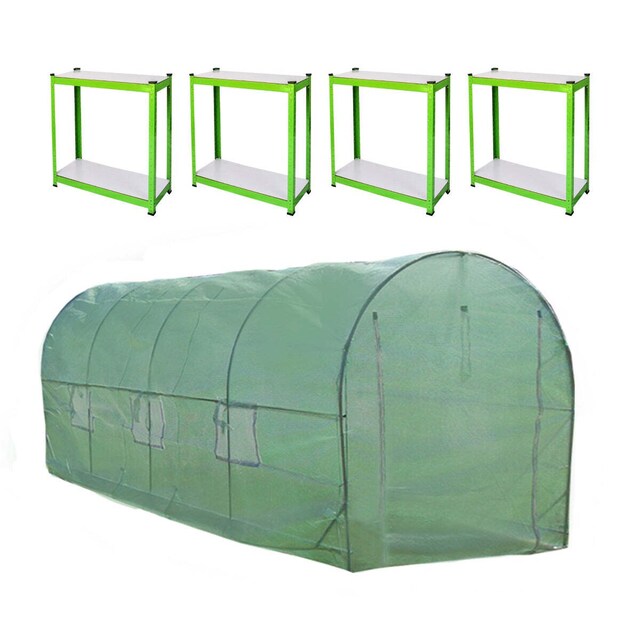 Polytunnel 19mm 5m x 2m med Racking