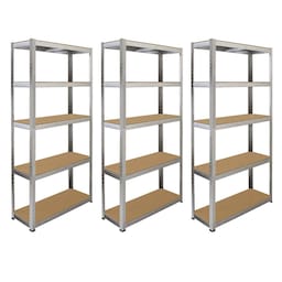 6 x GALWIX 90 cm x 180 cm x 30 cm Galvaniseret Racking